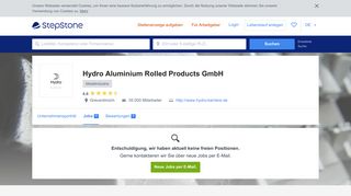 
                            10. Aktuelle Jobs bei Hydro Aluminium Rolled Products GmbH | StepStone