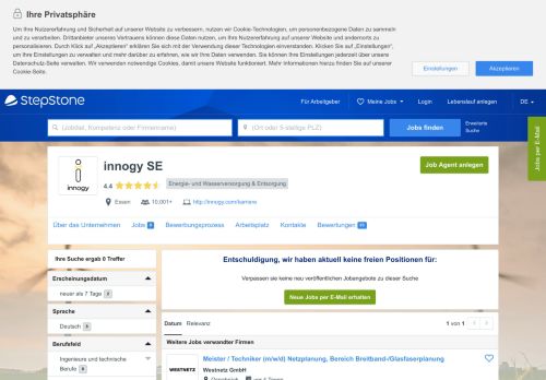 
                            5. Aktuelle Jobs bei innogy SE | StepStone