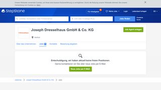 
                            8. Aktuelle Jobs bei Joseph Dresselhaus GmbH & Co. KG | StepStone