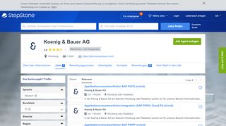 
                            10. Aktuelle Jobs bei KOENIG & BAUER AG | StepStone