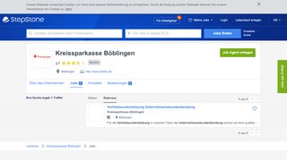 
                            13. Aktuelle Jobs bei Kreissparkasse Böblingen | StepStone