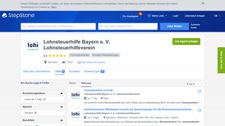 
                            10. Aktuelle Jobs bei Lohnsteuerhilfe Bayern e. V. Lohnsteuerhilfeverein ...