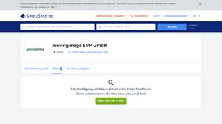 
                            11. Aktuelle Jobs bei movingimage EVP GmbH | StepStone