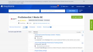 
                            4. Aktuelle Jobs bei ProSiebenSat.1 Media SE | StepStone
