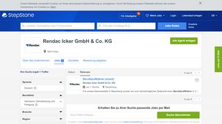 
                            11. Aktuelle Jobs bei Rendac Icker GmbH & Co. KG | StepStone