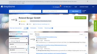 
                            10. Aktuelle Jobs bei Roland Berger GmbH | StepStone