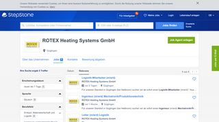
                            12. Aktuelle Jobs bei ROTEX Heating Systems GmbH | StepStone