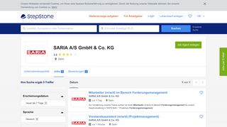 
                            4. Aktuelle Jobs bei SARIA A/S GmbH & Co. KG | StepStone