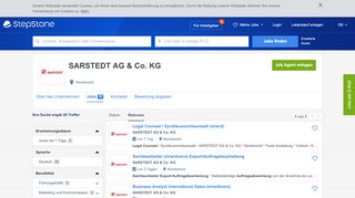 
                            8. Aktuelle Jobs bei SARSTEDT AG & Co. KG | StepStone