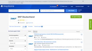 
                            6. Aktuelle Jobs bei SKF Deutschland | StepStone