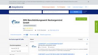 
                            8. Aktuelle Jobs bei SRH Berufsbildungswerk Neckargemünd GmbH ...