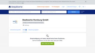 
                            6. Aktuelle Jobs bei Stadtwerke Homburg GmbH | StepStone
