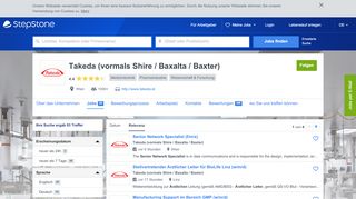 
                            7. Aktuelle Jobs bei Takeda (vormals Shire / Baxalta / Baxter) | StepStone