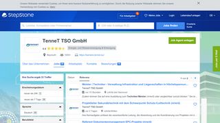 
                            9. Aktuelle Jobs bei TenneT TSO GmbH | StepStone