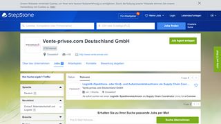 
                            6. Aktuelle Jobs bei Vente-privee.com Deutschland GmbH | StepStone