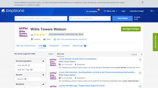 
                            5. Aktuelle Jobs bei Willis Towers Watson | StepStone