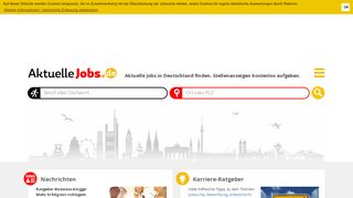 
                            2. Aktuelle-Jobs.de: Aktuelle Jobs in Deutschland finden