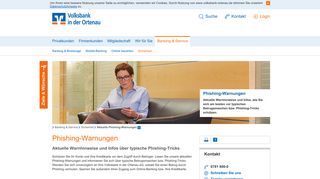 
                            12. Aktuelle Sicherheitshinweise - Volksbank in der Ortenau eG