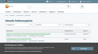 
                            2. Aktuelle Stellenangebote | Testo SE & Co. KGaA