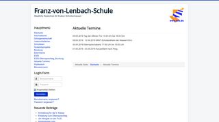 Aktuelle Termine - Franz von Lenbach Realschule