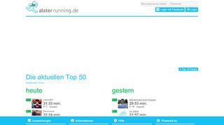 
                            4. aktuelle Top 50 - alsterrunning.de