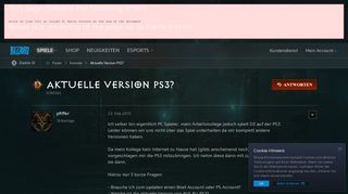 
                            6. Aktuelle Version PS3? - Diablo III-Foren - Blizzard Entertainment