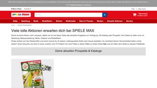 
                            8. Aktuelle Werbeangebote - Spiele Max