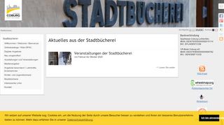 
                            4. Aktuelles aus der Stadtbücherei - Stadt Coburg - Stadtbücherei -