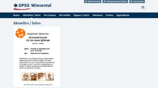 
                            5. Aktuelles / Infos « Pfadfinder Wiesental