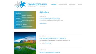 
                            12. Aktuelles | Islandpferde-Klub Bern-Mittelland