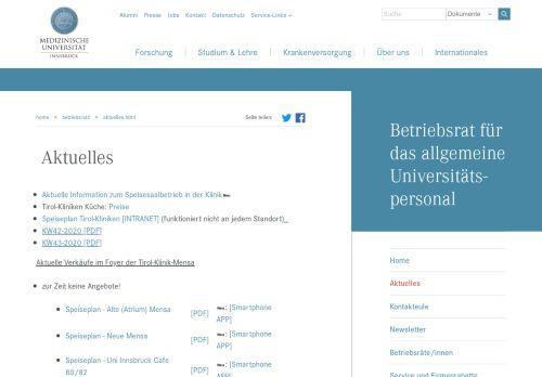 
                            8. Aktuelles - Medizinische Universität Innsbruck