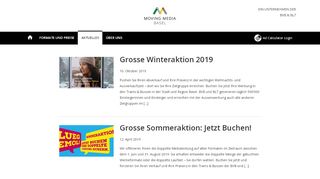 
                            11. Aktuelles – Moving Media Basel AG