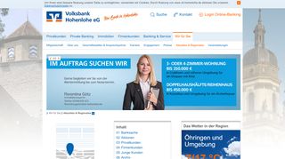 
                            11. Aktuelles Regionales - Volksbank Hohenlohe eG