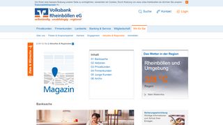 
                            12. Aktuelles Regionales - Volksbank Rheinböllen eG