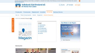 
                            11. Aktuelles Regionales - Volksbank Süd Emsland eG