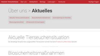 
                            7. Aktuelles - Willkomen bei Ihrer Tierseuchenkasse Hessen