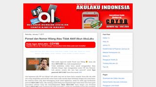 
                            4. AkuLaku Indonesia: Ponsel dan Nomor Hilang Atau Tidak Aktif Akun ...