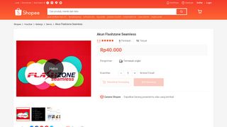 
                            11. Akun Flashzone Seamless | Shopee Indonesia