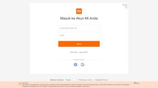 
                            4. Akun Mi - Masuk