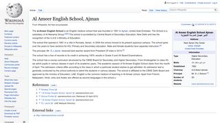 
                            7. Al Ameer English School, Ajman - Wikipedia
