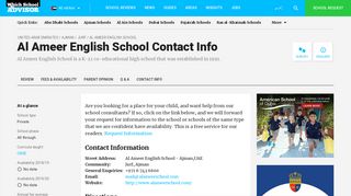 
                            5. Al Ameer English School Contact Info - WhichSchoolAdvisor