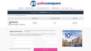 
                            5. Al Ansari Exchange - Travel Card - yallacompare