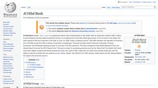 
                            6. Al Hilal Bank - Wikipedia
