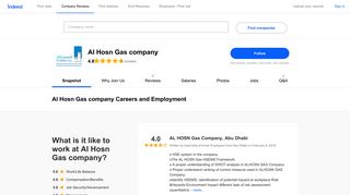 
                            8. Al Hosn Gas company Careers and Employment | Indeed.com