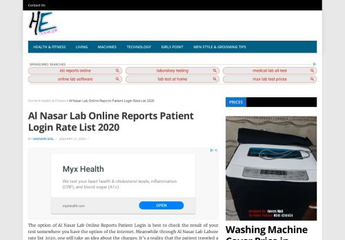 
                            4. Al Nasar Lab Online Reports Patient Login Rate List 2019