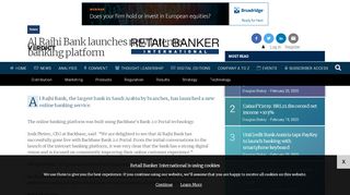 
                            6. Al Rajhi Bank launches new internet banking platform - ...