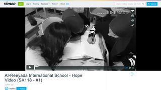 
                            7. Al-Reeyada International School - Hope Video (SX118 - #1 ...