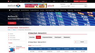 
                            13. Al Salam Bank - Bahrain Bourse