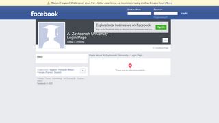 
                            5. Al-Zaytoonah University - Login Page - College & ...