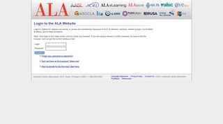 
                            3. ALA | Login - American Library Association
